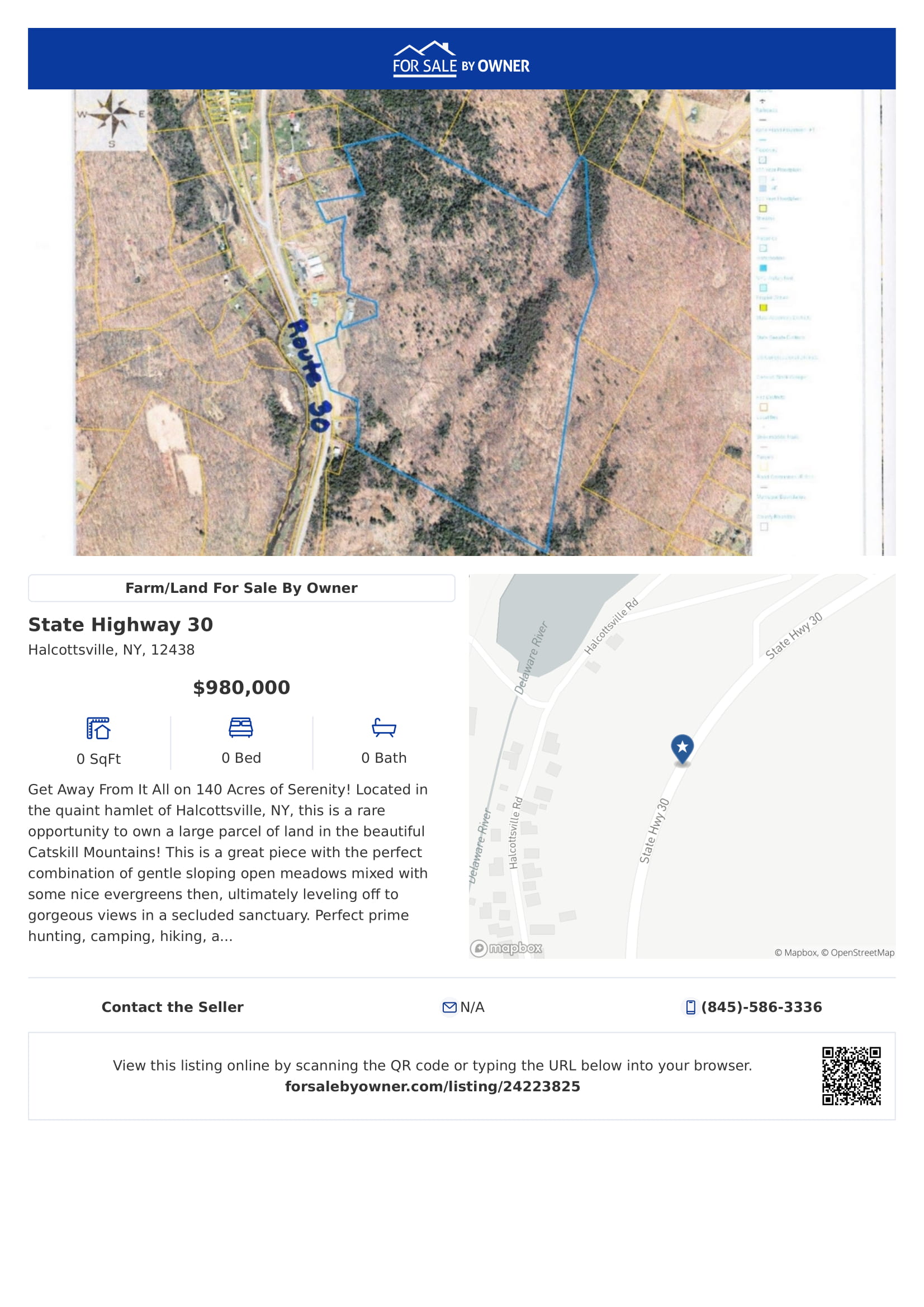 Acreage!  Own an piece of the Catskills!